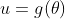 u=g(\theta)
