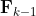 {\mathbf{F}}_{k-1}