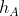 h_{A}