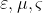 \varepsilon,\mu,\varsigma