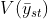 V(\bar{y}_{st})