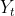 Y_{t}