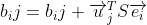 b_ij = b_ij+\overrightarrow{u}^T_jS\overrightarrow{e_i}
